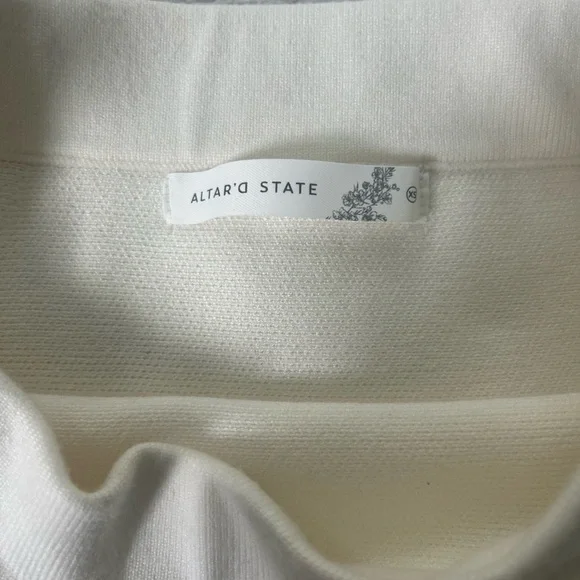 Stylish Off-White Cotton Skirt - Picture 3 of 3